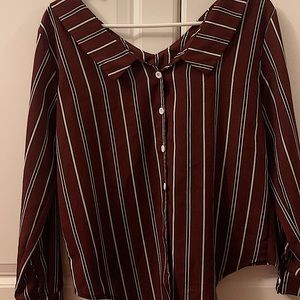 Burgandy Long Sleeve